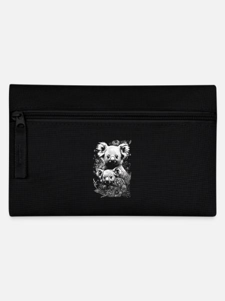 Niedliche und bezaubernde Koala Babys - Federtasche - Schwarz