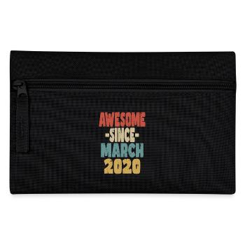 Awesome March 2020 - Pencil Case - black - Front
