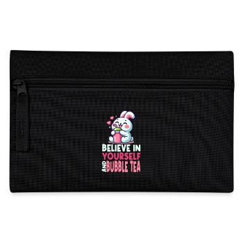 Kawaii Rabbit Bubble Tea Glaube an dich selbst - Federtasche - Schwarz - Vorne