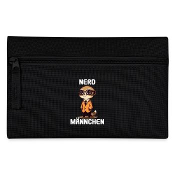 Nerdmännchen Junge Jungen Erdmännchen Nerdy Nerd - Federtasche - Schwarz - Vorne