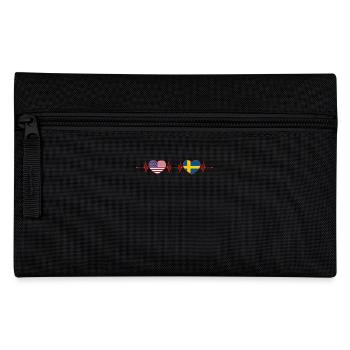 États-Unis Suède Heartbeat Américain Suédois - Trousse - noir - Devant