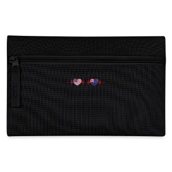 États-Unis Nouvelle-Zélande Heartbeat Américain Néo-Zélandais - Trousse - noir - Devant