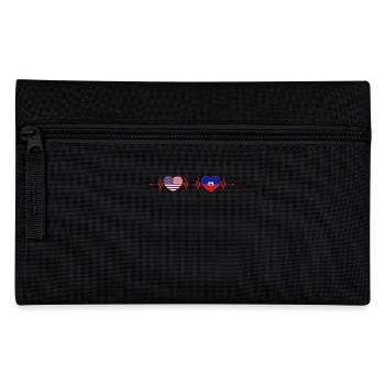 États-Unis Haïti Heartbeat Américain Haïtien - Trousse - noir - Devant