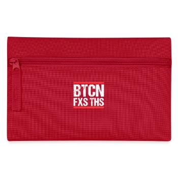 Bitcoin Fixes this - Pencil Case - red - Front