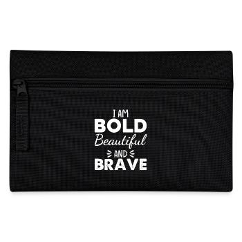 Citation d’affirmation positive inspirante pour - Trousse - noir - Devant
