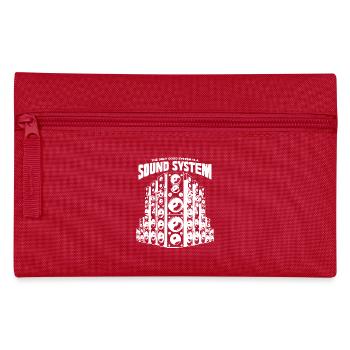 The only good system is a soundsystem - Pencil Case - red - Front