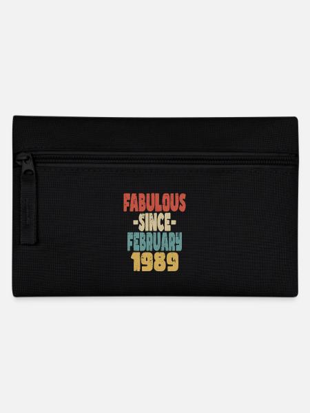 Fabelhafter Februar 1989 - Federtasche - Schwarz