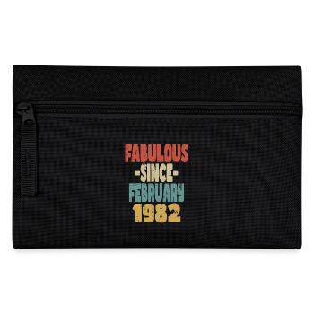 Fabulous February 1982 - Pencil Case - black - Front