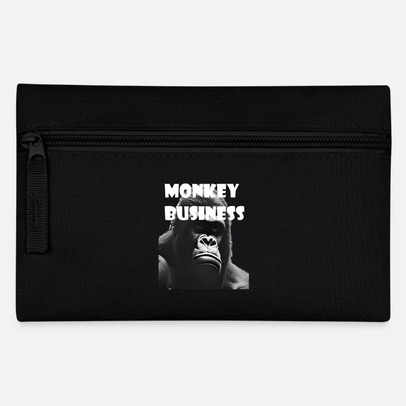 Monkey Business - Pencil Case - black