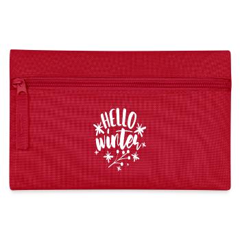 Bonjour l’hiver - Trousse - rouge - Devant