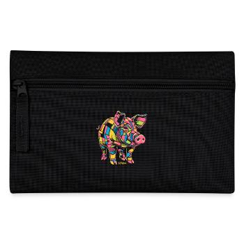 Gros gros cochon Pop Art - Trousse - noir - Devant