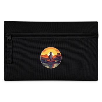 Buddhism Yoga Buddhist Zen Meditation Buddha - Pencil Case - black - Front