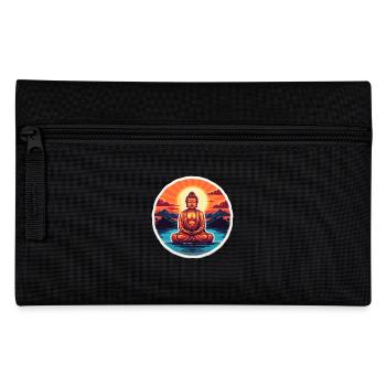 Buddhism Yoga Buddhist Zen Meditation Buddha - Pencil Case - black - Front