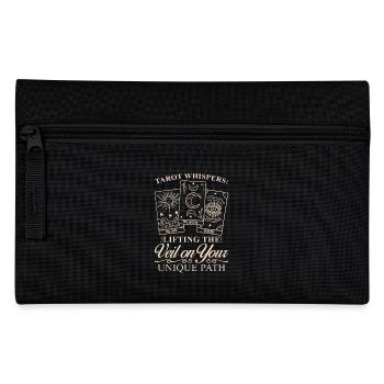 Tarotkarte - Federtasche - Schwarz - Vorne