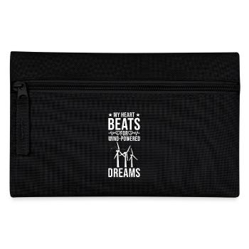 Wind Turbine Technician Windmill - Pencil Case - black - Front