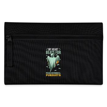 Ghost Hunter Paranormal Investigator Ghosthunting - Pencil Case - black - Front