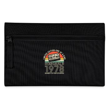 Jahrgang 1978 Geburtstag 1978 Jahrgang 1978 - Federtasche - Schwarz - Vorne