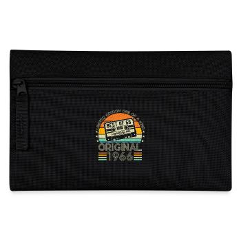 Born in 1966 Birthday 1966 Vintage 1966 - Pencil Case - black - Front
