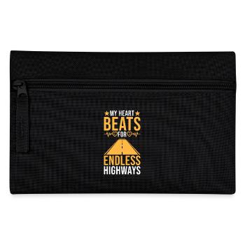 Conception professionnelle de chauffeurs de camions longue distance - Trousse - noir - Devant