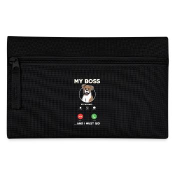 Boxerhundbesitzer Idee Lustig - Federtasche - Schwarz - Vorne