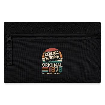 Jahrgang 1978 Geburtstag 1978 Jahrgang 1978 - Federtasche - Schwarz - Vorne
