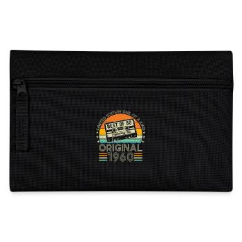 1960er Jahre Vintage Geburtstagsgeschenk - Federtasche - Schwarz - Vorne