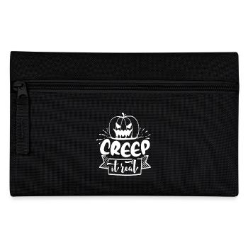 Creep it Real Pumpkin - white - Pencil Case - black - Front