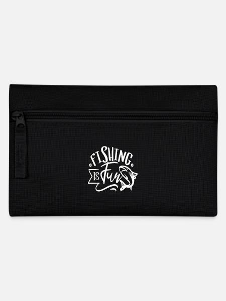 Fishing is Fun - Pencil Case - black