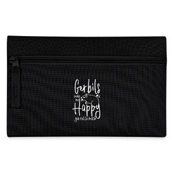 Gerbils make me happy you not so much - Pencil Case - black - Front