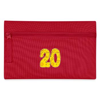 20 Years of Lustig Cheese - Pencil Case - red - Front