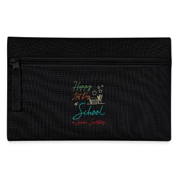 Happy last day of school, school secretary - Pencil Case - black - Front