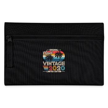2020 Original 2020 Vintage Vintage Retro Jahrestag - Federtasche - Schwarz - Vorne