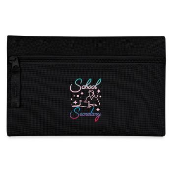 Girl School secretary - Pencil Case - black - Front