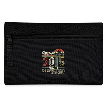 Jahrgang 2015 bis zur Perfektion gereift - Federtasche - Schwarz - Vorne