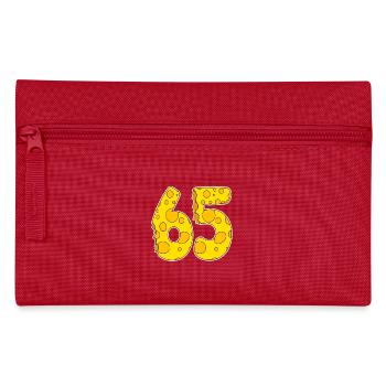 65 years of Lustig Käse - Pencil Case - red - Front