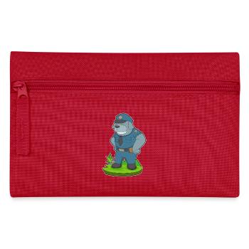 Chien, Policier, Police - Trousse - rouge - Devant