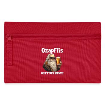 Biertrinker Bierliebhaber Sauf Trink Party Bier - Federtasche - Rot - Vorne