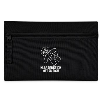 Of course I often think of you voodoo doll misanthrope - Pencil Case - black - Front