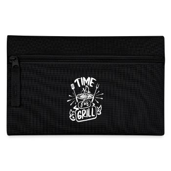 Time for Grill - Pencil Case - black - Front
