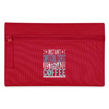 Instant Computational Scientist Just Add Coffee - Pencil Case - red - Front