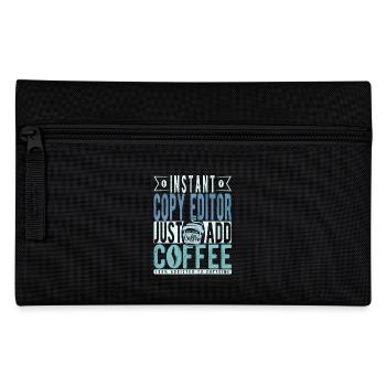 Instant Copy Editor Fügen Sie einfach Kaffee hinzu - Federtasche - Schwarz - Vorne