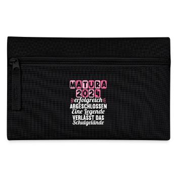 Matura Young Girls Women and Men Matura 2024 - Pencil Case - black - Front