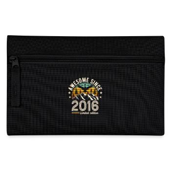 2016 Geburtstag 2016 Geboren im Jahr 2016 Geburtstag - Federtasche - Schwarz - Vorne