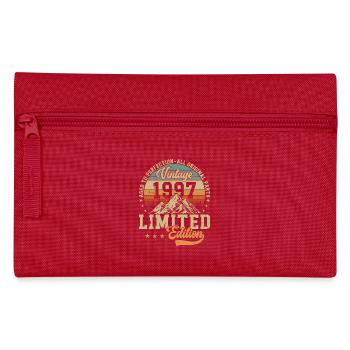 1997 Geburtstagsgeschenk 1997 Jahrgang 1997 Geschenk - Federtasche - Rot - Vorne