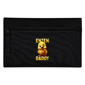 Canards Papa Papa Papa Fête des Pères Canetons Mignons Canard - Trousse - noir - Devant