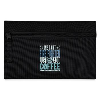 Pompier instantané Il suffit d’ajouter du café - Trousse - noir - Devant