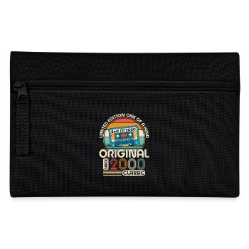 Original 2000 Vintage | 2000 Birthday Gift - Pencil Case - black - Front