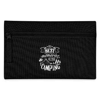 The best memories are made Camping - Pencil Case - black - Front