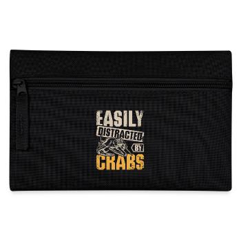 Facilement distrait par les crabes - Trousse - noir - Devant
