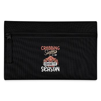 La saison de la pêche au crabe est ma saison préférée - Trousse - noir - Devant
